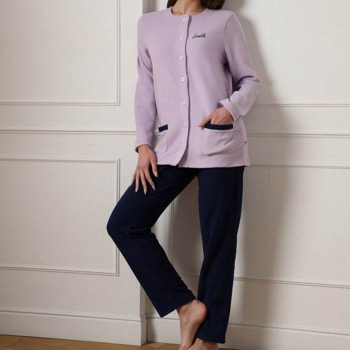 Pigiama Serafino Donna L0EAE Lovable - evabiancheria